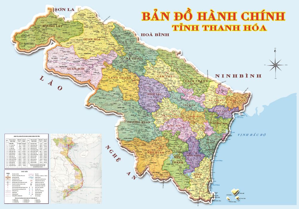 Bản đồ Thanh Hoá