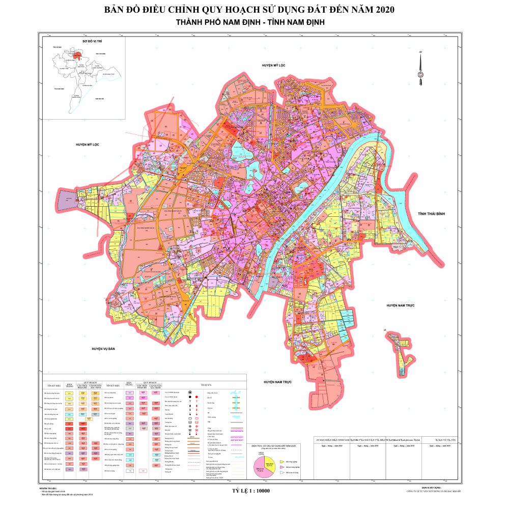 Bản đồ điều chỉnh quy hoạch đất tỉnh Nam Định