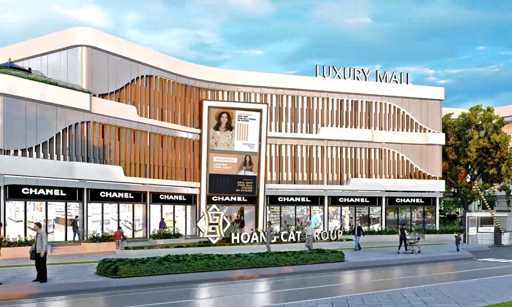 Phối cảnh tổ hợp thương mại giải trí dịch vụ Luxury Mall