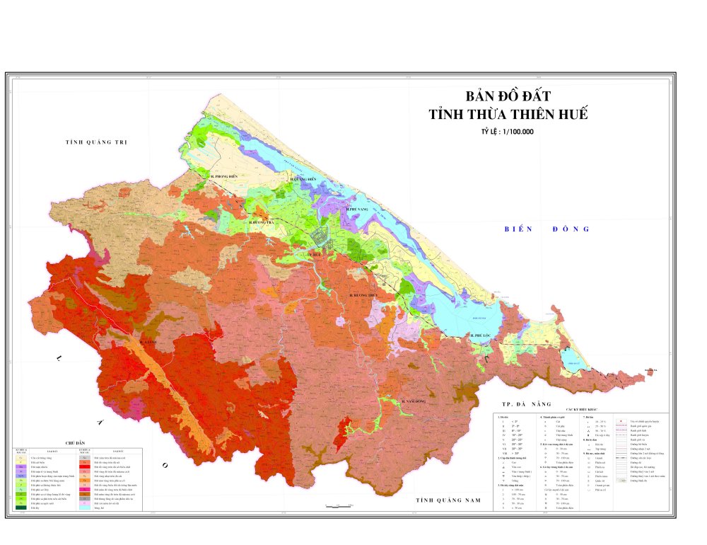 Bản đồ quy hoạch đất Huế 