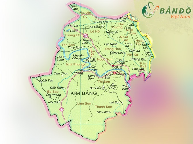 19104054 4 ban do huyen kim bang ha nam