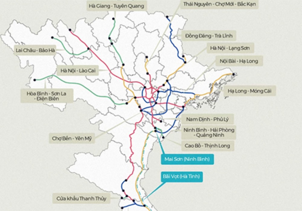 Bản đồ cao tốc Ninh Bình Thanh Hóa
