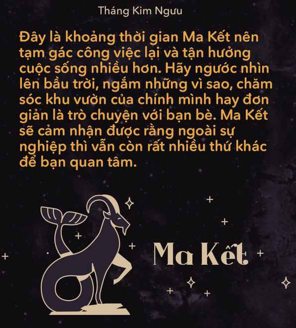 Tháng Kim Ngưu bắt đầu từ ngày 20/4 đến hết 20/05, dự đoán Ma Kết sẽ như thế nào?