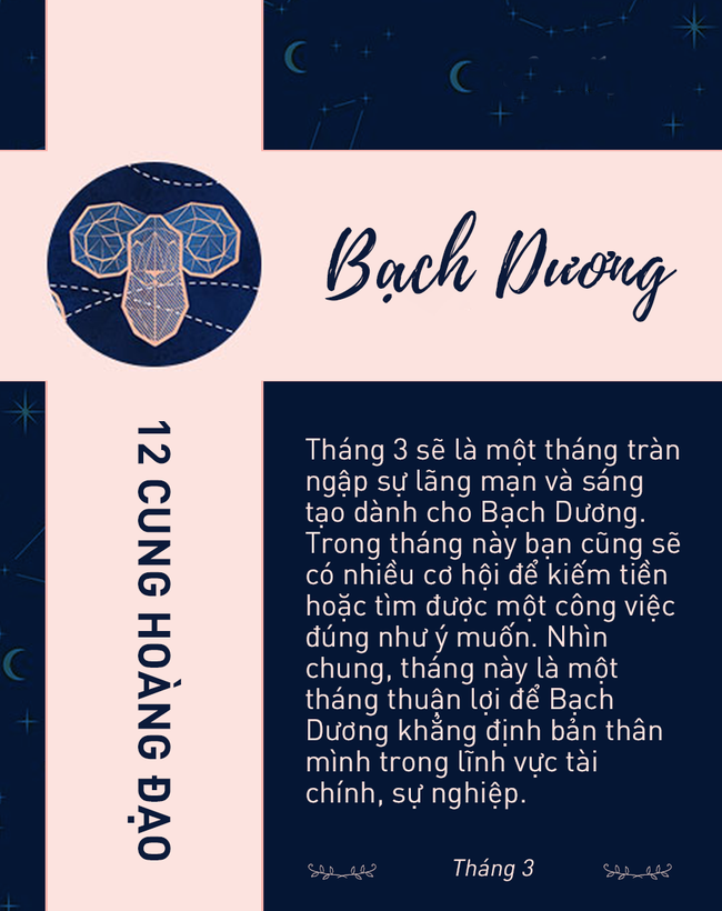 Bật mí cuộc sống của cung Bạch Dương trong tháng 3 năm 2022