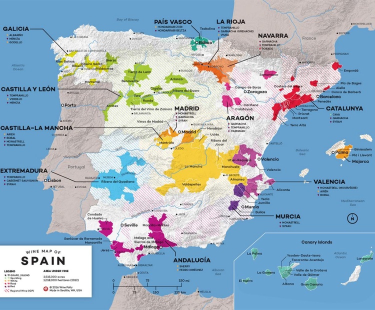  Bản đồ du lịch Tây Ban Nha 