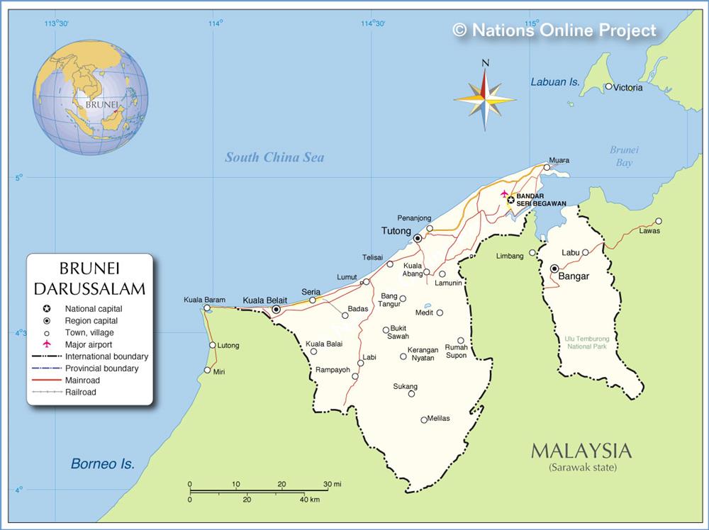B N T N C Brunei Brunei Map Kh L N Ph Ng To 2025 1 Ban Do Brunei 