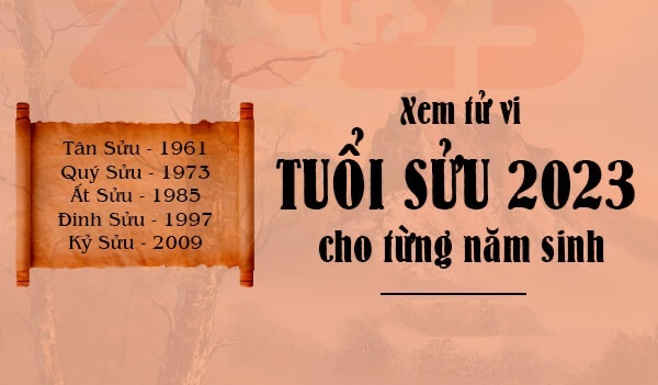 Tử vi tuổi Sửu 2023: Tài lộc – Sự nghiệp – Tình duyên – Gia đạo