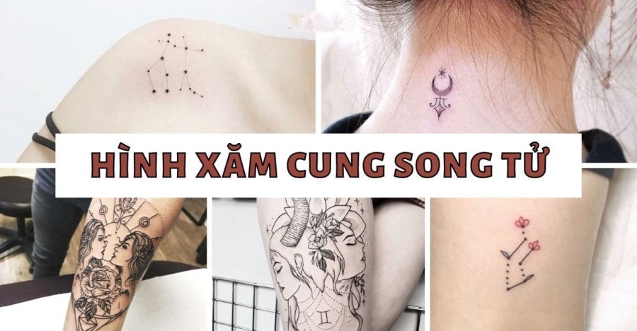 159+ Hình Xăm Cung Song Tử Cho Nam Nữ Đẹp Nhất 2023