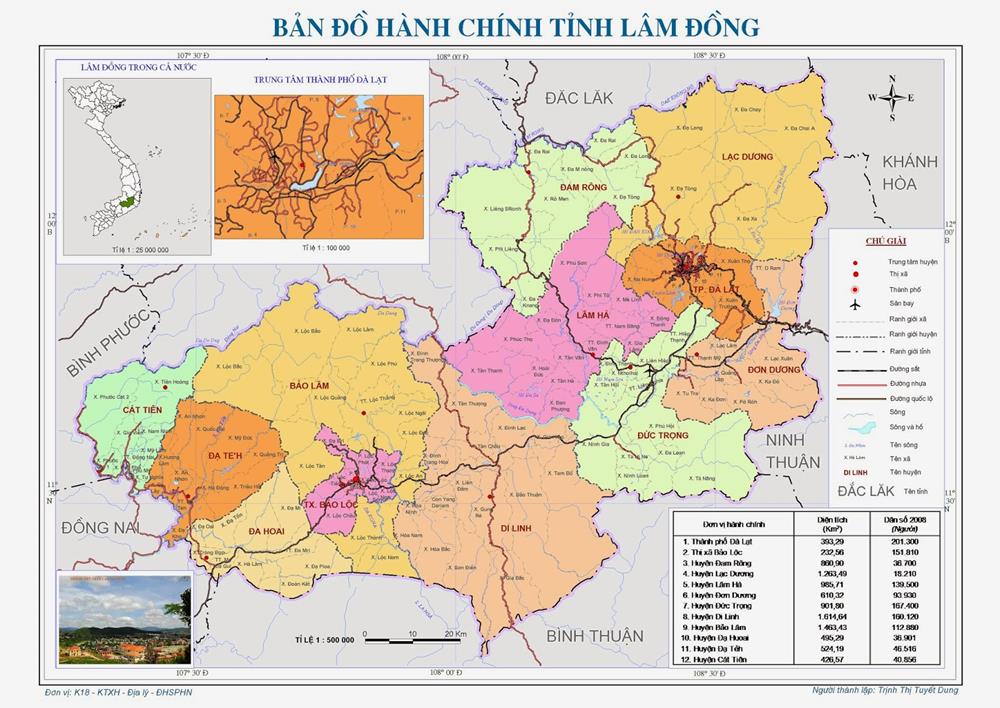 Bản đồ hành chính tỉnh Lâm Đồng khổ lớn năm 2022 ... ( https://www.invert.vn › ban-do-lam-... ) 