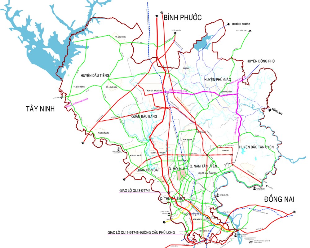Thông tin quy hoạch giao thông tỉnh Bình Dương đến năm 2030