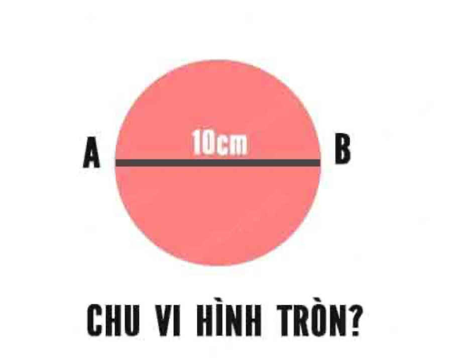 Cách tính chu vi hình tròn công thức tính chu vi hình tròn toán lớp 5