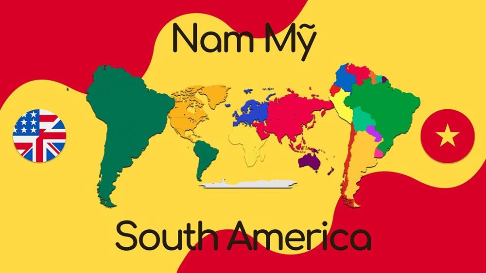 Bản đồ Châu Nam Mỹ (South America Map) phóng to năm 2023 Bản Đồ Châu Nam Mỹ (South America Map) Phóng To Năm 2023