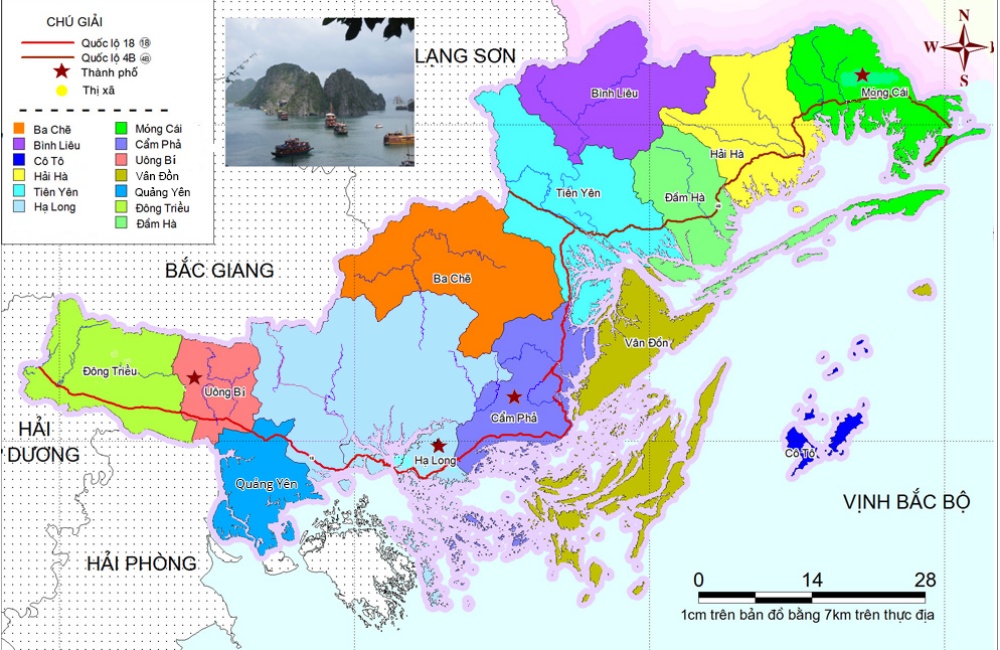 Với sự phát triển vượt bậc trong nhiều lĩnh vực, Quảng Ninh sẽ có nhiều điểm mới trên bản đồ hành chính năm