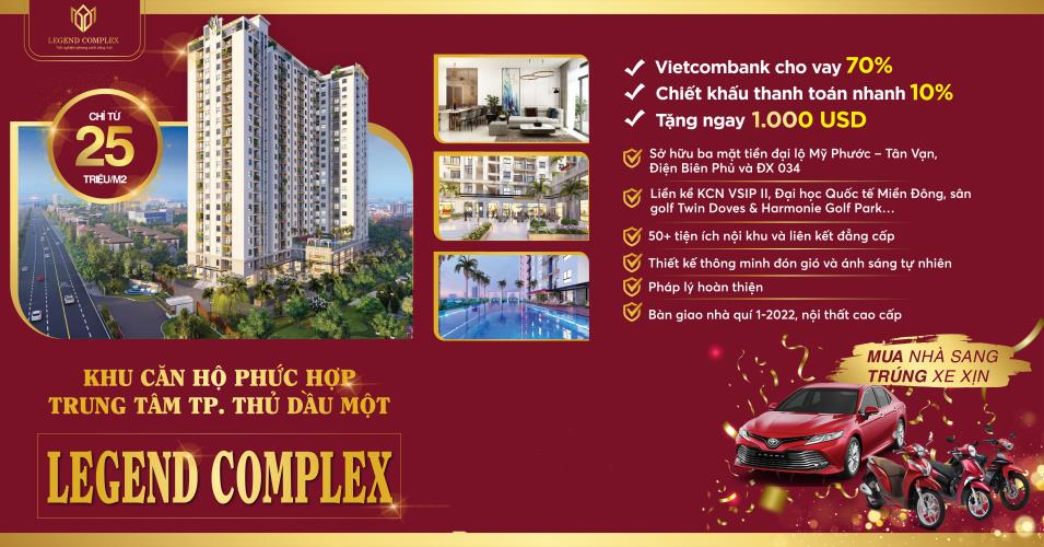 Công bố giá bán dự kiến từng căn hộ Ledend Complex