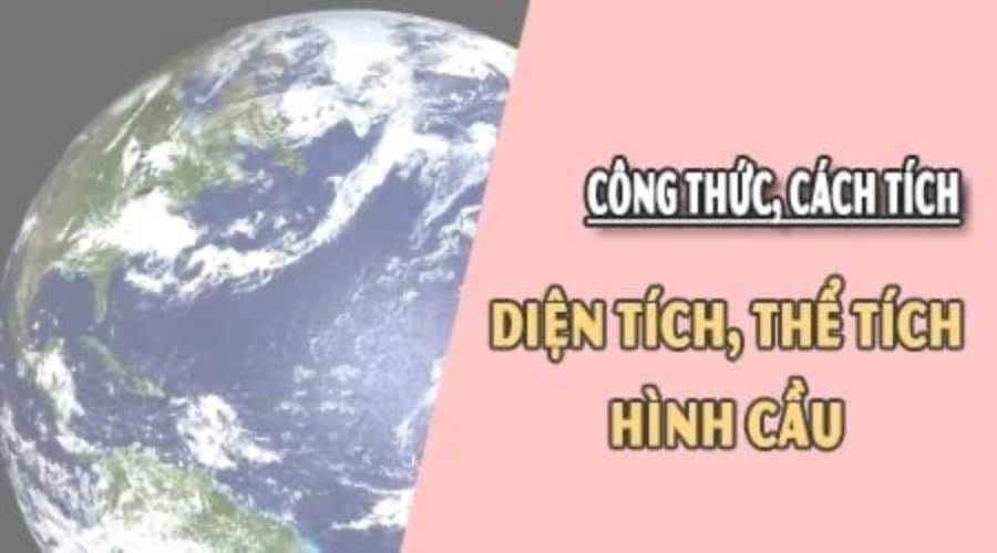 Diện tích mặt mũi cầu được xem vì như thế từng nào phen diện tích S hình tròn trụ lớn?
