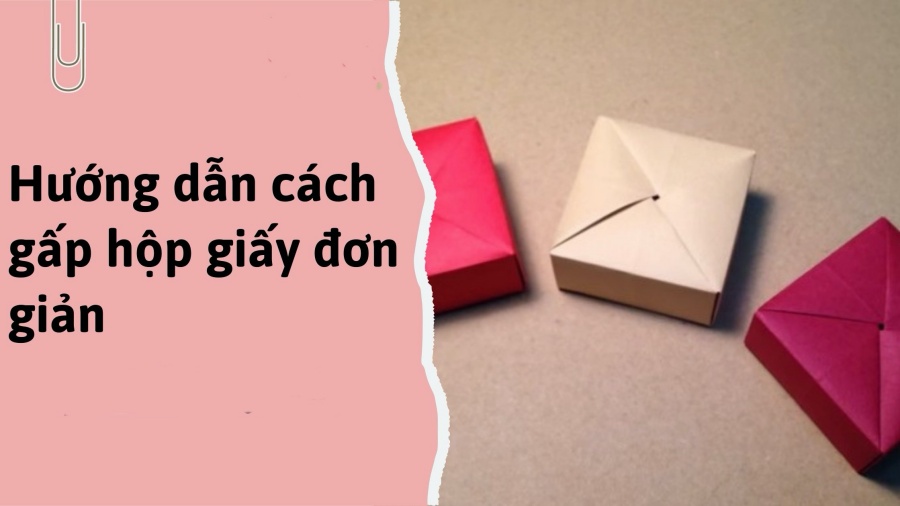 cách gấp hộp quà