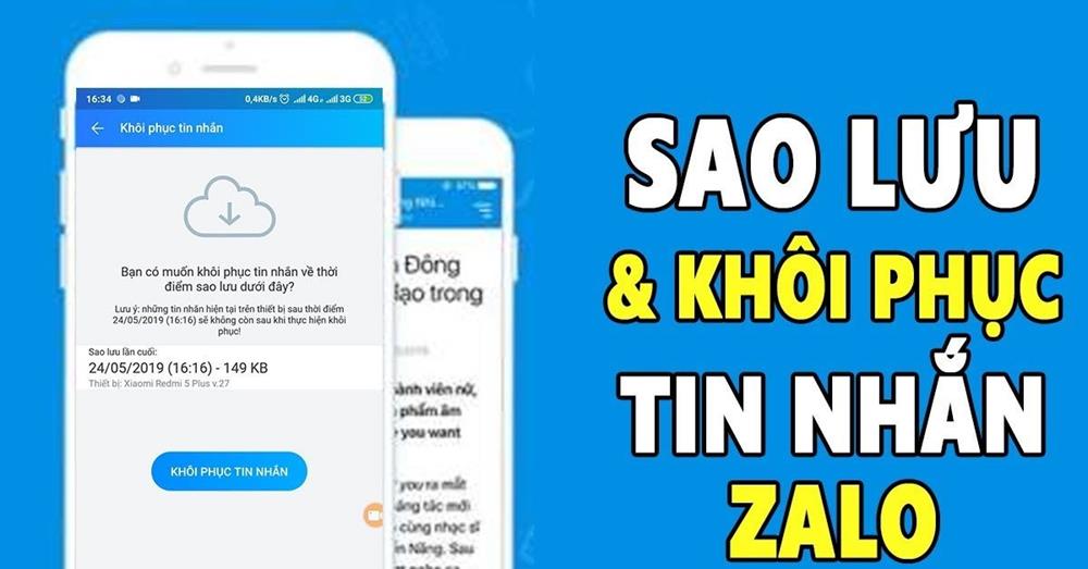 Cách khôi phục tin nhắn đã xóa trên Zalo đơn giản mới năm 2022