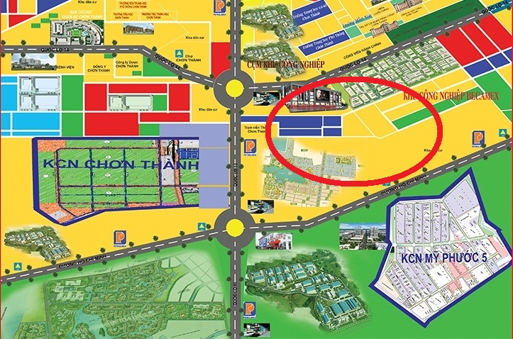 Một số dự án lớn trọng điểm khu công nghiệp Chơn Thành