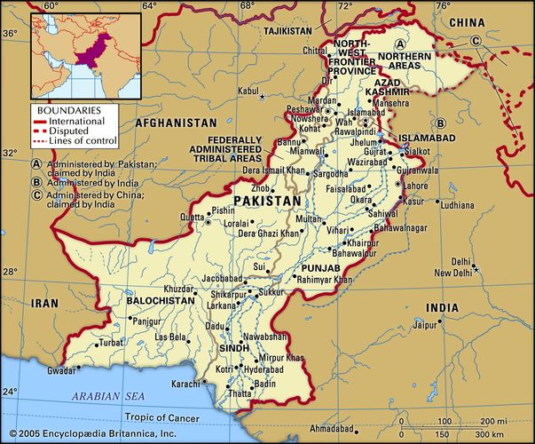 pakistan-bản đồ