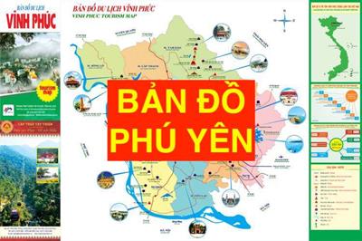 Bản đồ hành chính tỉnh Phú Yên Khổ lớn, Phóng to (2025)