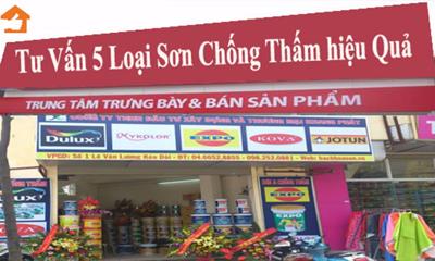 Các loại sơn chống thấm tốt nhất hiện nay