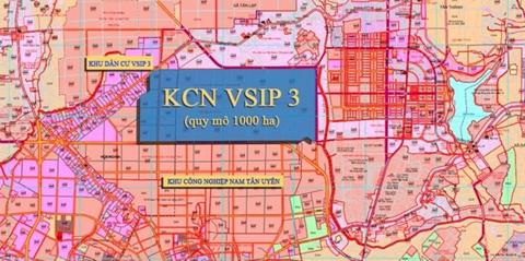 Thông tin quy hoạch Khu Công Nghiệp Vsip 3 MỚI năm 2022