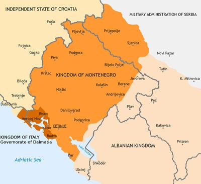 Bản đồ đất nước Montenegro (Montenegro Map) Khổ lớn, Phóng to 2024