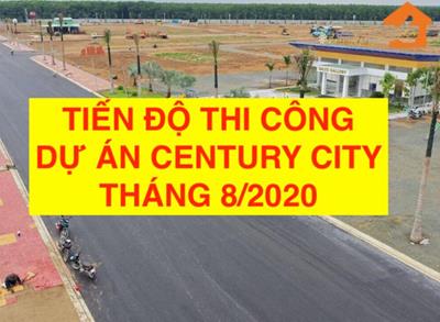 Video tiến độ hạ tầng dự án Century City ngày 16/08/2020