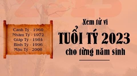 Tử vi tuổi Tý 2023: Tài lộc - Sự nghiệp - Tình duyên - Gia đạo