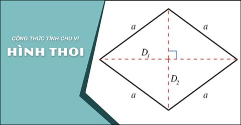 Công thức Chu vi hình Thoi & Cách tính đơn giản và Chính xác