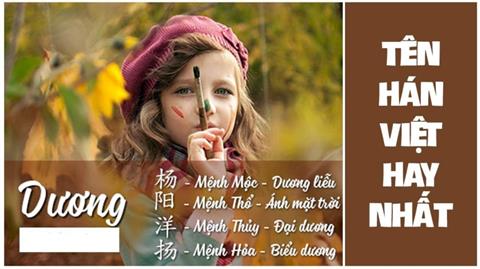 1001+ Tên hán việt hay cho nam & nữ may mắn, hợp phong thuỷ