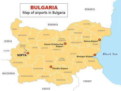Bản đồ đất nước Bulgaria (Bulgaria Map) Khổ lớn, Phóng to 2024