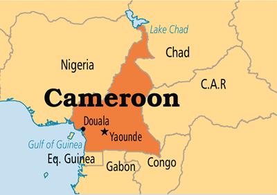 Bản đồ đất nước Cameroon (Cameroon Map) Khổ lớn, Phóng to 2024