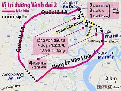 Tiến độ xây dựng dự án Đường Vành Đai 2 TP Hồ Chí Minh đang đến đâu?