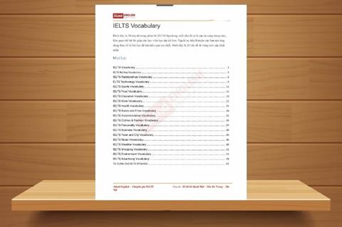Download Sách IELTS Speaking Vocabulary PDF, Đọc Online (FULL)