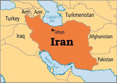 Bản đồ đất nước Iran (Iran Map) Khổ lớn, Phóng to (2024)