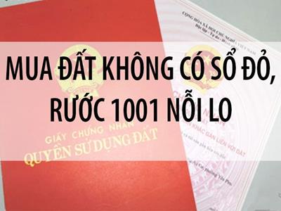 Mẫu hợp đồng mua bán (giao dịch) nhà đất chưa có sổ đỏ