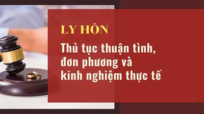 Thủ tục ly hôn cần giấy tờ gì? Quy trình thủ tục nhanh gọn, đơn giản