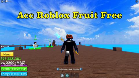 Tặng Acc Roblox Fruit Free VIP Update Mới Nhất Miễn Phí (01/2024)