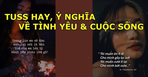 9999+ Tuss hay về Tình yêu & Cuộc sống hút nghìn lượt like 2024