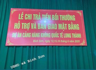 [Update] Liên tục chi tiền bồi thường, tái định cư tại Huyện Long Thành