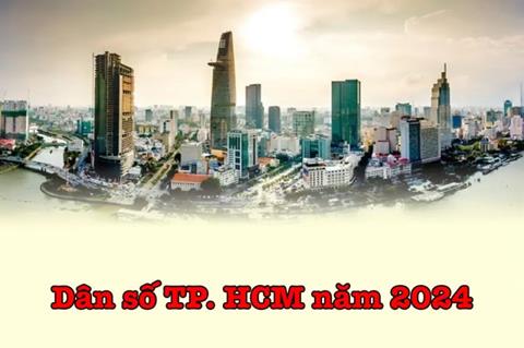 Dân số thành phố Hồ Chí Minh năm 2024 là bao nhiêu?
