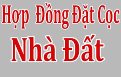 Mẫu hợp đồng File Word đặt cọc mua nhà đất đơn giản [2024]