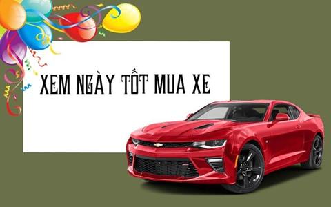 Xem ngày TỐT mua XE MÁY & Ô TÔ mới nhất Tháng 12/2022