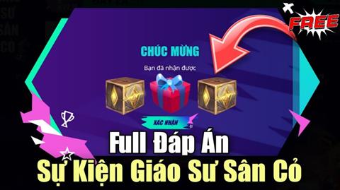 Dáp án Giáo sư sân cỏ Liên Quân hôm nay chính xác (12/2022)