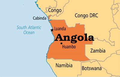 Bản đồ đất nước Angola (Angola Map) Khổ lớn, Phóng to 2024