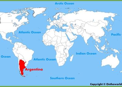 Bản đồ đất nước Argentina (Ác-hen-ti-na) Khổ lớn, Phóng to 2024