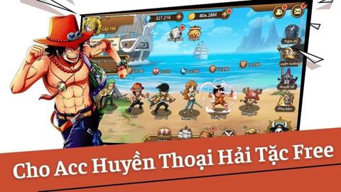 Tặng Acc Huyền Thoại Hải Tặc VIP Update Mới Nhất Miễn Phí