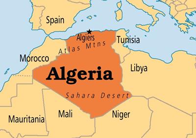 Bản đồ đất nước Algérie Khổ lớn, Phóng to 2024