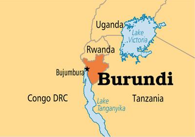 Bản đồ đất nước Burundi (Burundi Map) Khổ lớn, Phóng to 2024